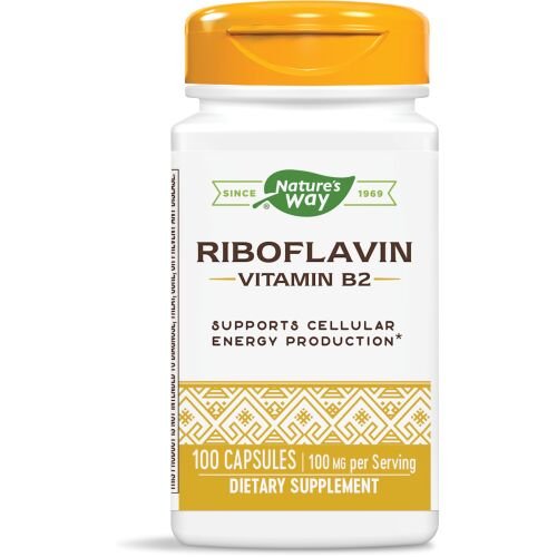 Nature’s Way  Витамин B2 100 mg x 100 капсули
