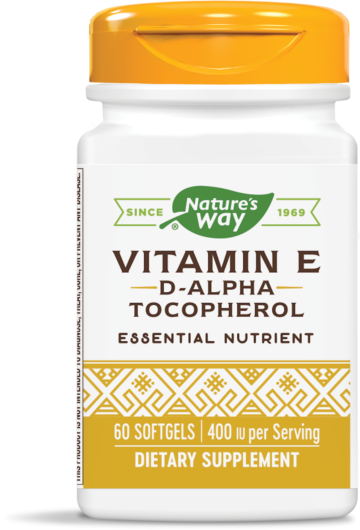 Nature’s Way ВИТАМИН E 268 mg/400 IU (d-алфа токоферол)  VITAMIN E d-Alpha Tocopherol  х  60 софтгел капсули