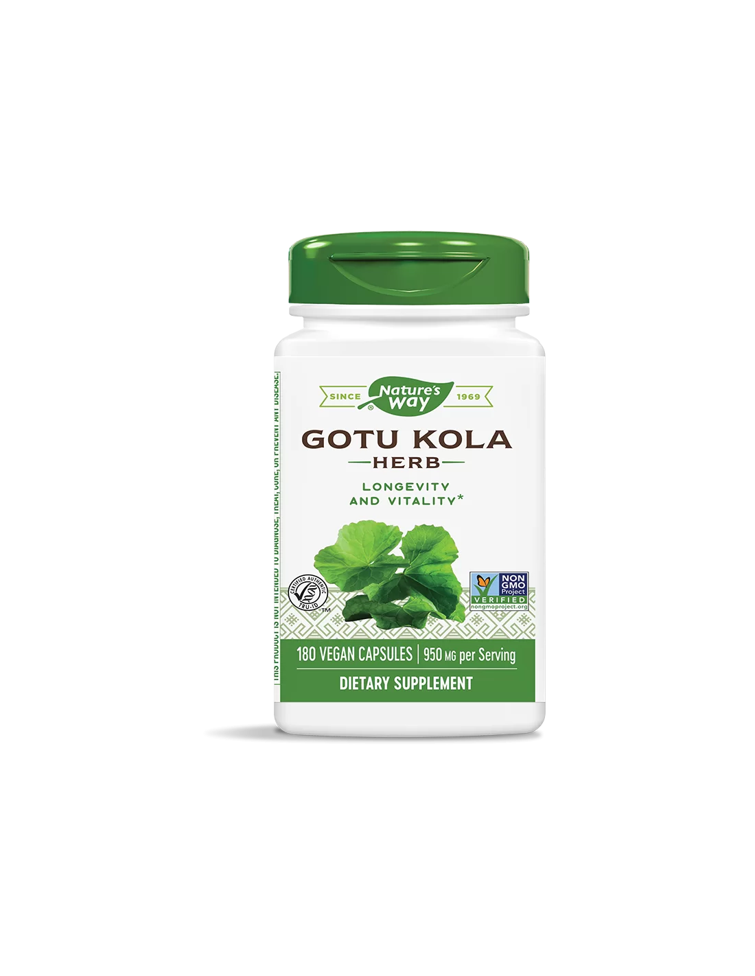 Nature’s Way Gotu Kola Herb Готу кола (билка) 475 mg x 180 капсули