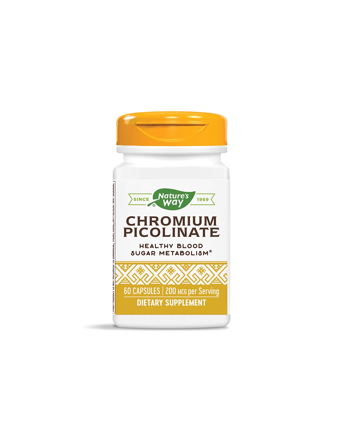 Nature’s Way  Хром Пиколинат / Chromium Picolinate 200 mcg х 60 капсули