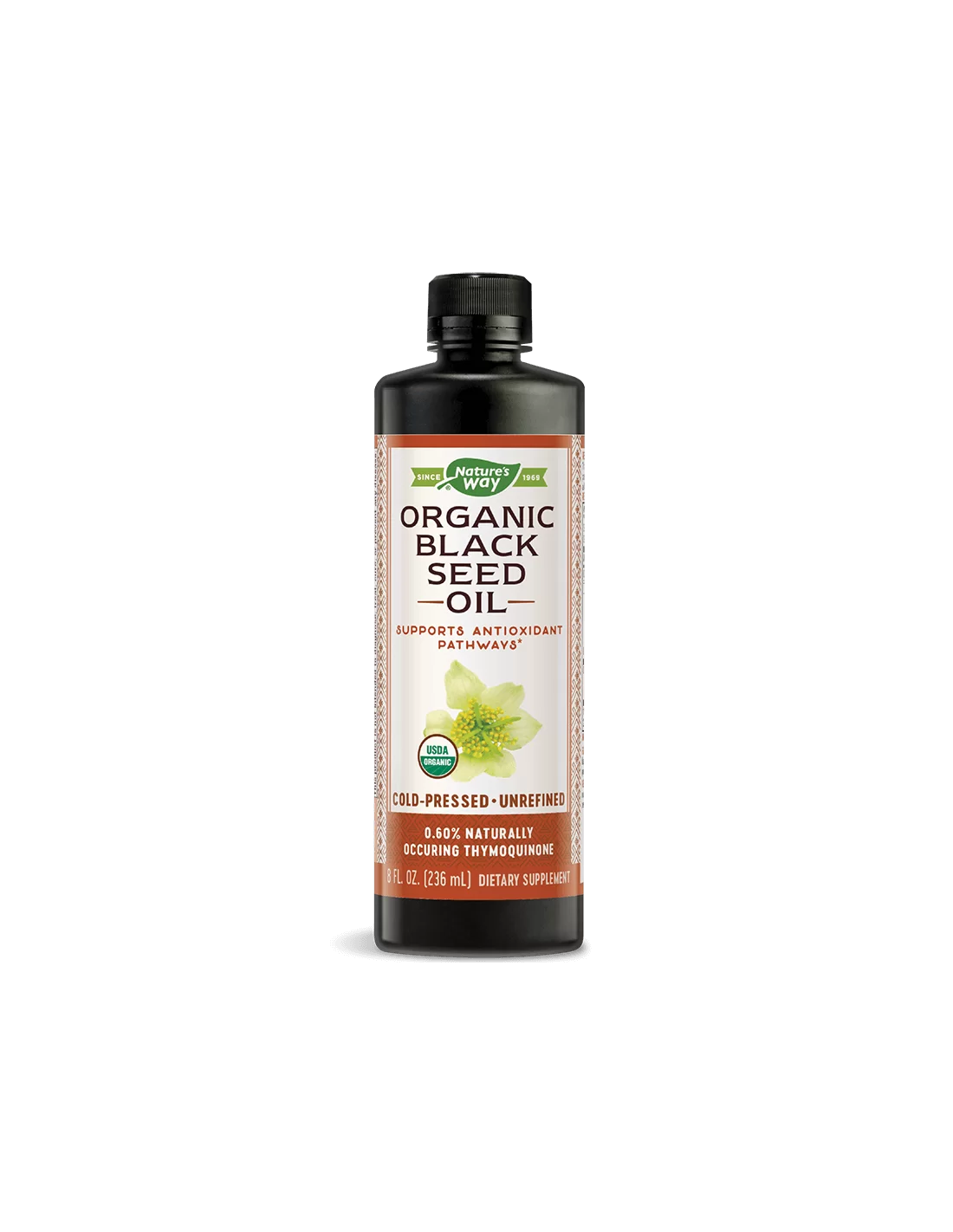 Nature’s Way Organic Black Seed Oil/ Черен кимион (масло) 236 ml