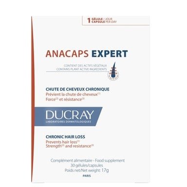 Ducray Anacaps Expert при хроничен косопад х30 капсули