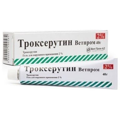 Троксерутин гел при болка и отток 2% x40 г