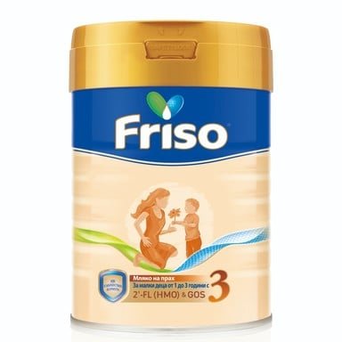 Friso 3 Мляко на прах за деца от 1 до 3 години x400 г