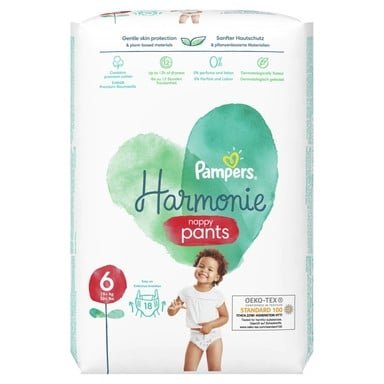 Pampers Harmonie Гащи за бебета 15+ кг x18 броя